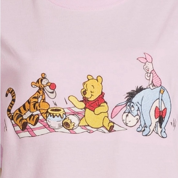 Disney Winnie The Pooh Woman’s Embroidered Shirt - Picture 2 of 6
